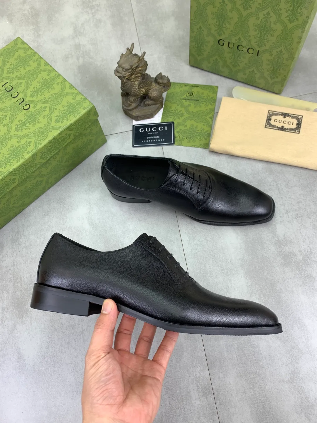 Men's men's shoes 💰P560 [New style] Water dyed cowhide 💰💎💎💎 [Gucci] GUCCI high-end men's formal business leather shoes, original order 1:1! Original imported high-end open-edge beaded calfskin, original metal buckle, imported first-layer cowhide lining for feet. Original outsole, men's shoe size: 39-44 (customized to 45) 2️⃣ colors available